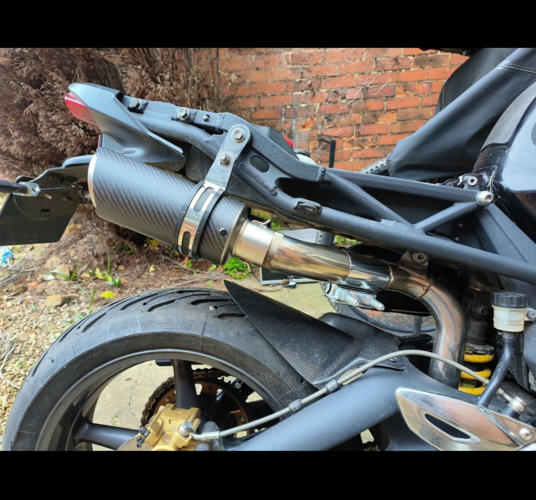 Aftermarket Triumph Street Triple 675/R Dual Exhaust Mufflers | 15-day Delivery
