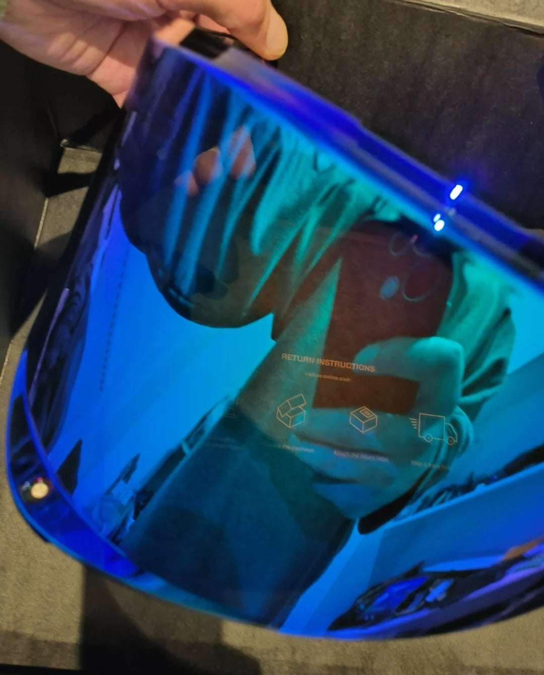 Aftermarket visor for AGV K6 K6S Blue | 10-day Delivery