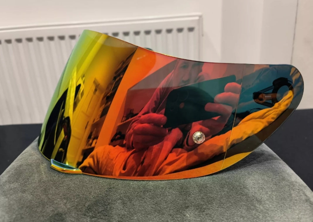 Aftermarket visor for AGV K1 red gold | 10 day delivery