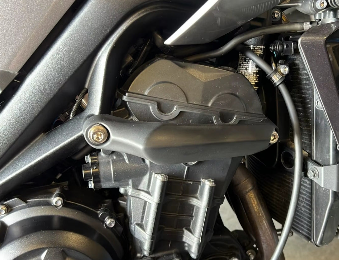 Triumph Street Triple 765R 765RS 675 675R Engine Guard Crash Protector Black
