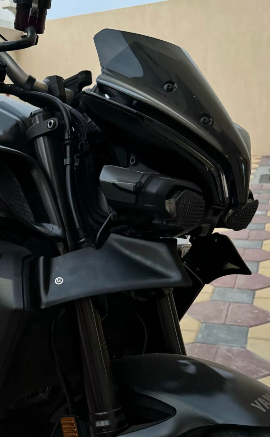 Frontal Wing Spoilers Yamaha MT-10 MT10 SP 2022-2024 Aerodynamic Carbon Look