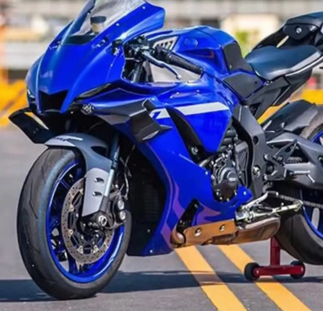 Yamaha R1 R1M Winglets Blue Wing Fairing 15-