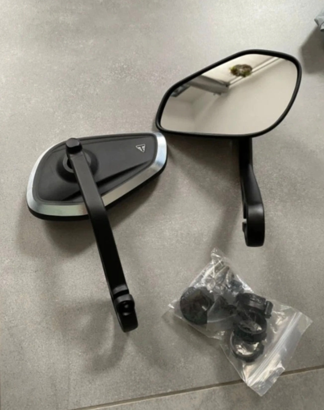 Triumph Bar End Rearview Mirrors Street triple
