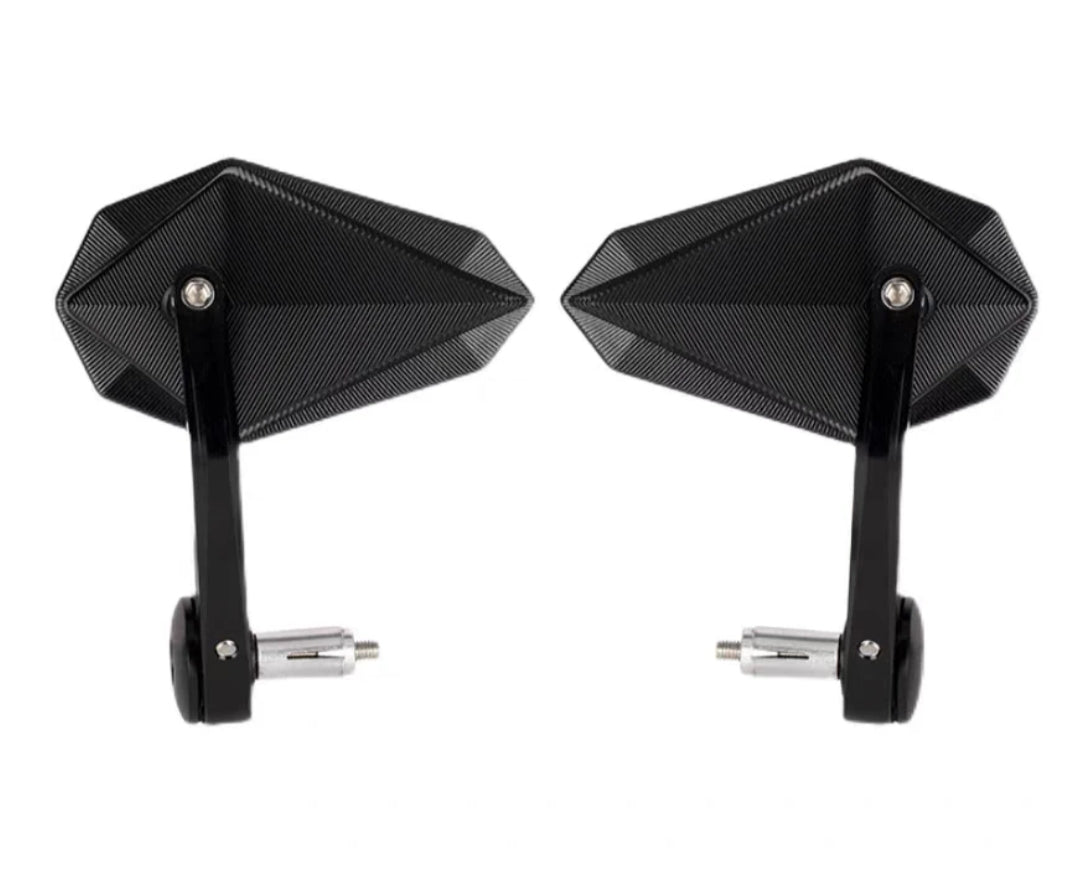 Suzuki Bar End aluminium black Motorcycle Mirrors GSR 600 GSR750 SV650 SV400 V-Strom 650 V-Strom 1050 Bandit 650 1250s Gixxer 150