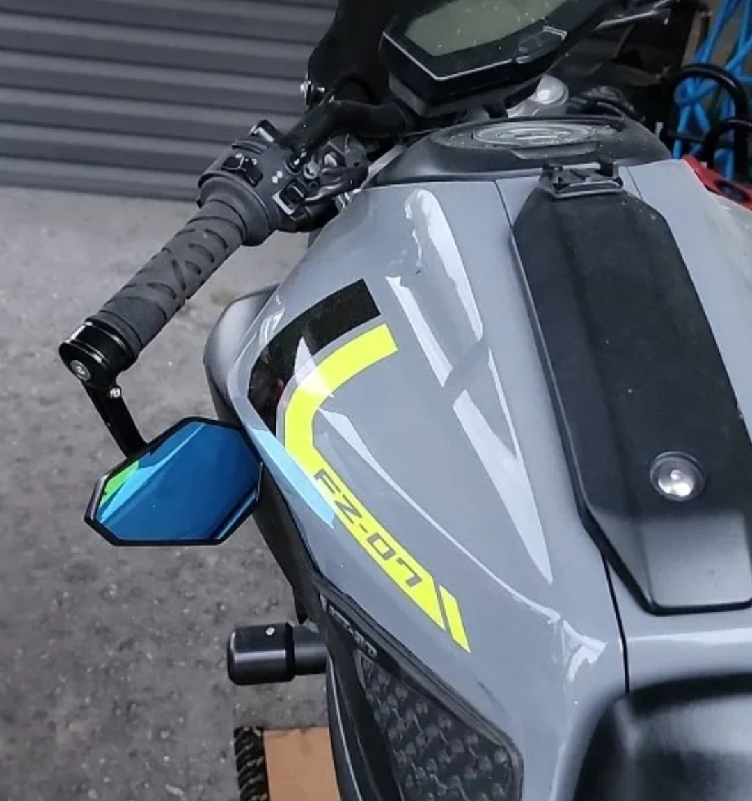 Suzuki Bar End aluminium black Motorcycle Mirrors GSR 600 GSR750 SV650 SV400 V-Strom 650 V-Strom 1050 Bandit 650 1250s Gixxer 150