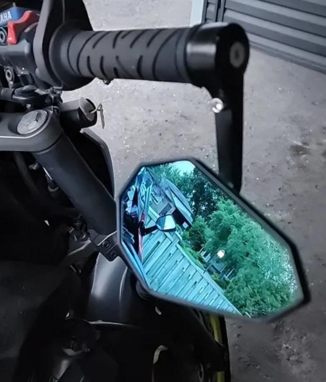 Suzuki Bar End aluminium black Motorcycle Mirrors GSR 600 GSR750 SV650 SV400 V-Strom 650 V-Strom 1050 Bandit 650 1250s Gixxer 150