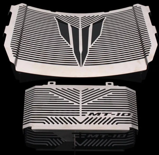 Yamaha MT10 MT 10 MT-10 / SP 16-23 Radiator Grill Guard Protector silver
