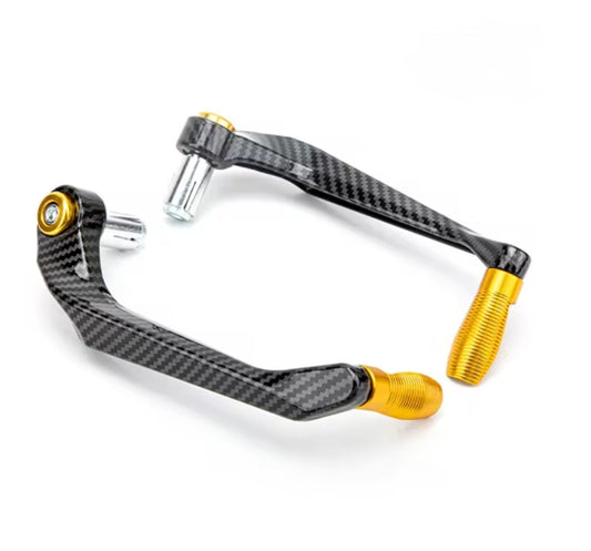 BMW Motorcycle Brake Clutch Lever Guard Protector Gold Carbon Look