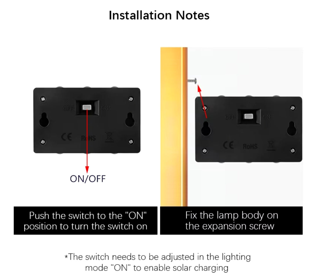 Solar outdoor lights warm 2 pieces