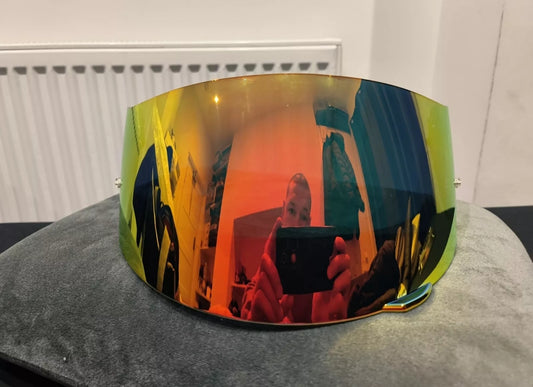 Aftermarket visor for AGV K1 red gold | 10 day delivery