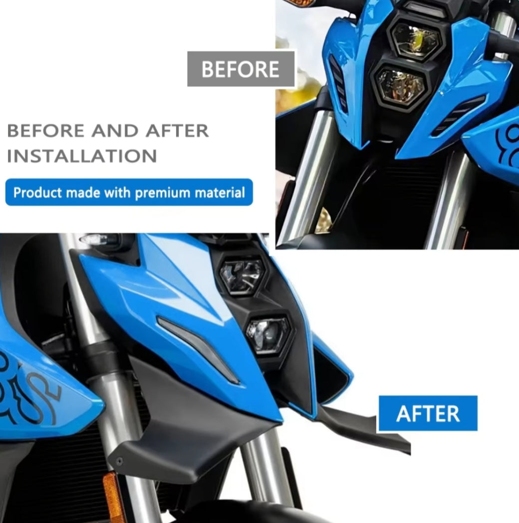 Suzuki GSX-8S GSX8S Front Fairing Winglet Wings ABS Carbon Look