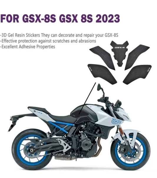 Suzuki GSX8S GSX 8S Anti slip Rubber Tank Pad Protection