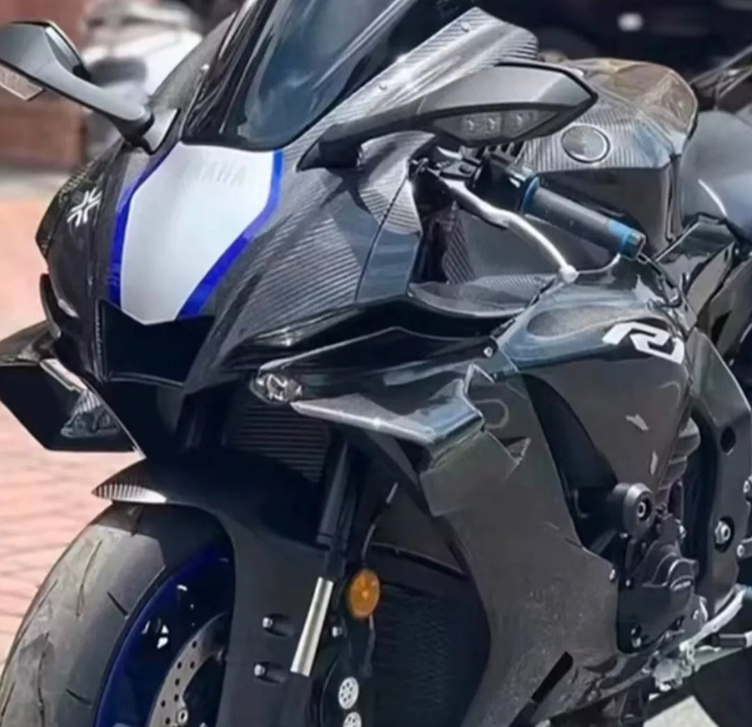 Yamaha R1 R1M Winglets Carbon Look Wing Fairing 15-