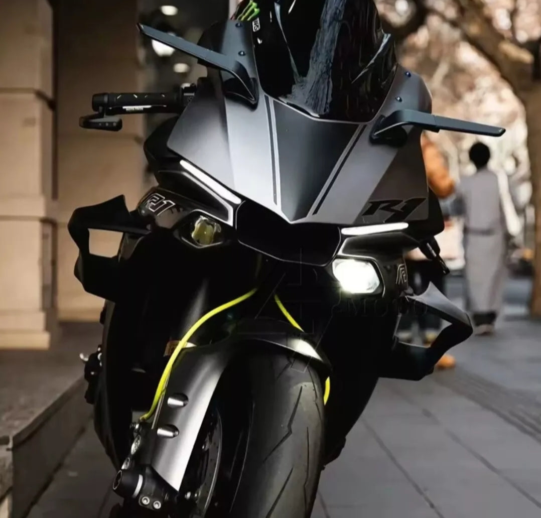 Yamaha R1 R1M Winglets Carbon Look Wing Fairing 15-
