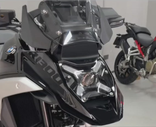 BMW R1300GS Headlight Guard – Clear Acrylic Headlight Protector Cover for BMW R1300GS 2024- (Easy Install, Durable Protection)