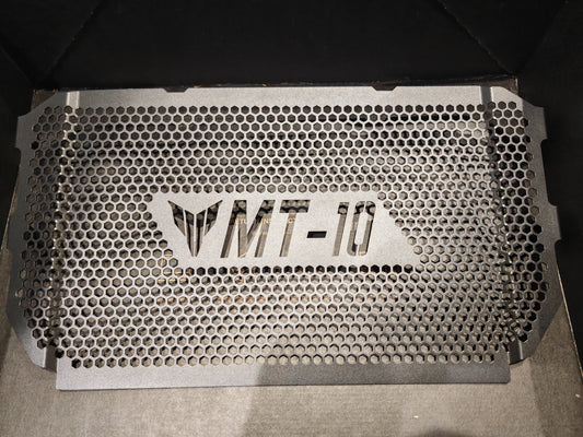 Yamaha MT-10 Radiator Guard & Oil Cooler Protector 2016-2023 | CNC Aluminum Grille Cover