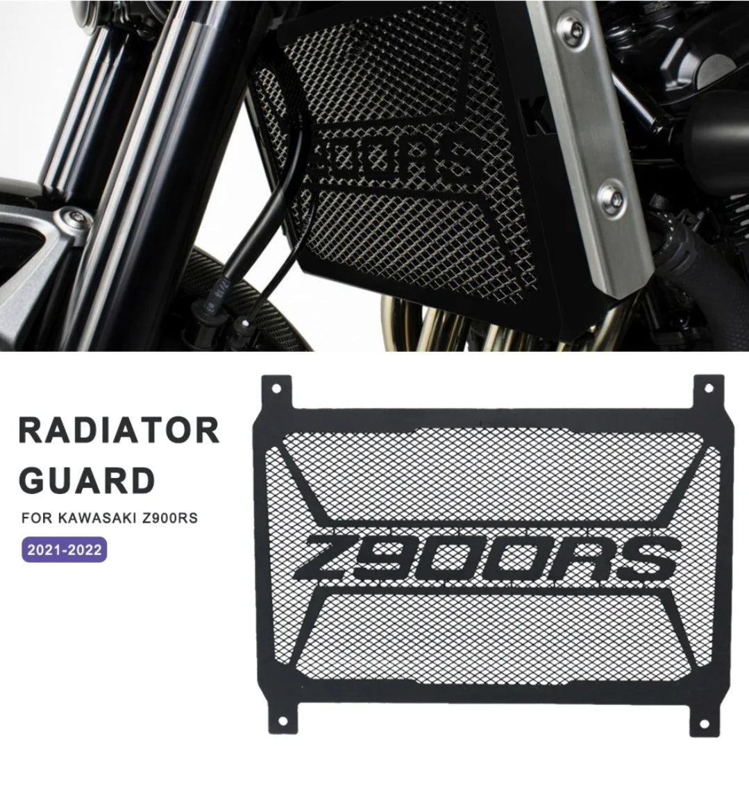 Kawasaki Z900RS 21-24 Radiator Grill Guard Protector Black
