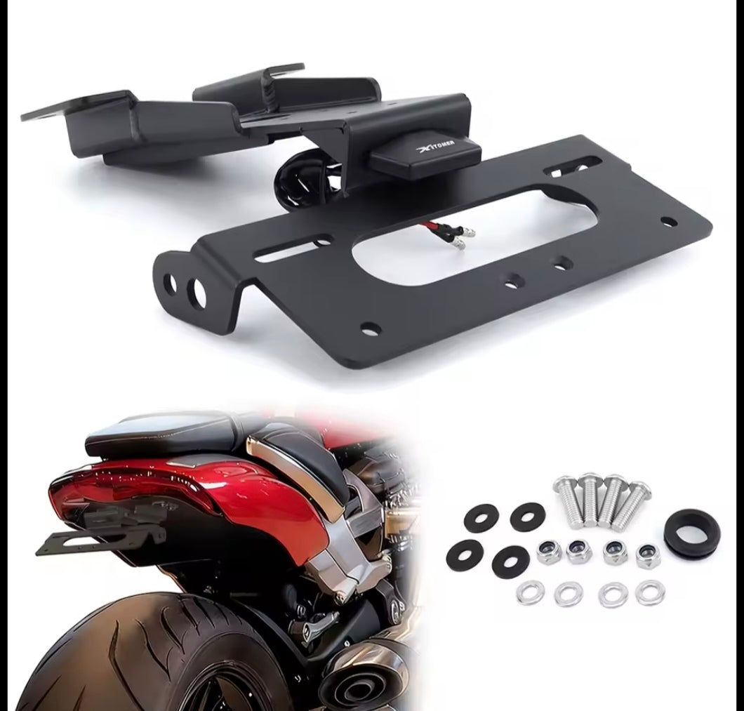 Triumph Rocket 3 GT Tail Tidy 20-25 Rear Fender Eliminator License Plate Holder