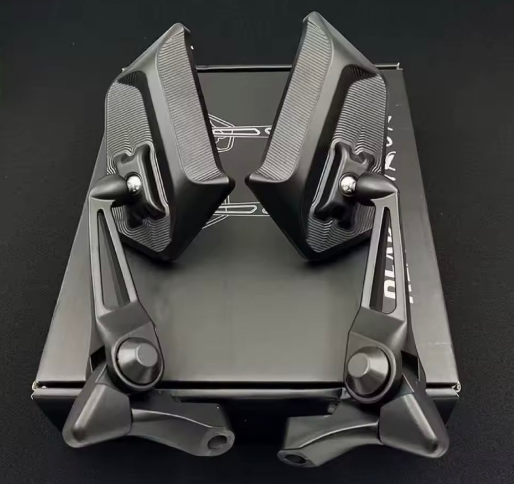 Honda CB Models Motorcycle Blade Mirrors – Blue Anti-Glare Glass