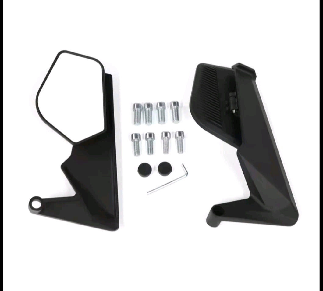 Yamaha MT-07 Mirrors Black Wing Style Aluminium