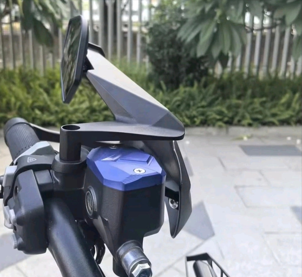 Yamaha MT-07 Mirrors Black Wing Style Aluminium