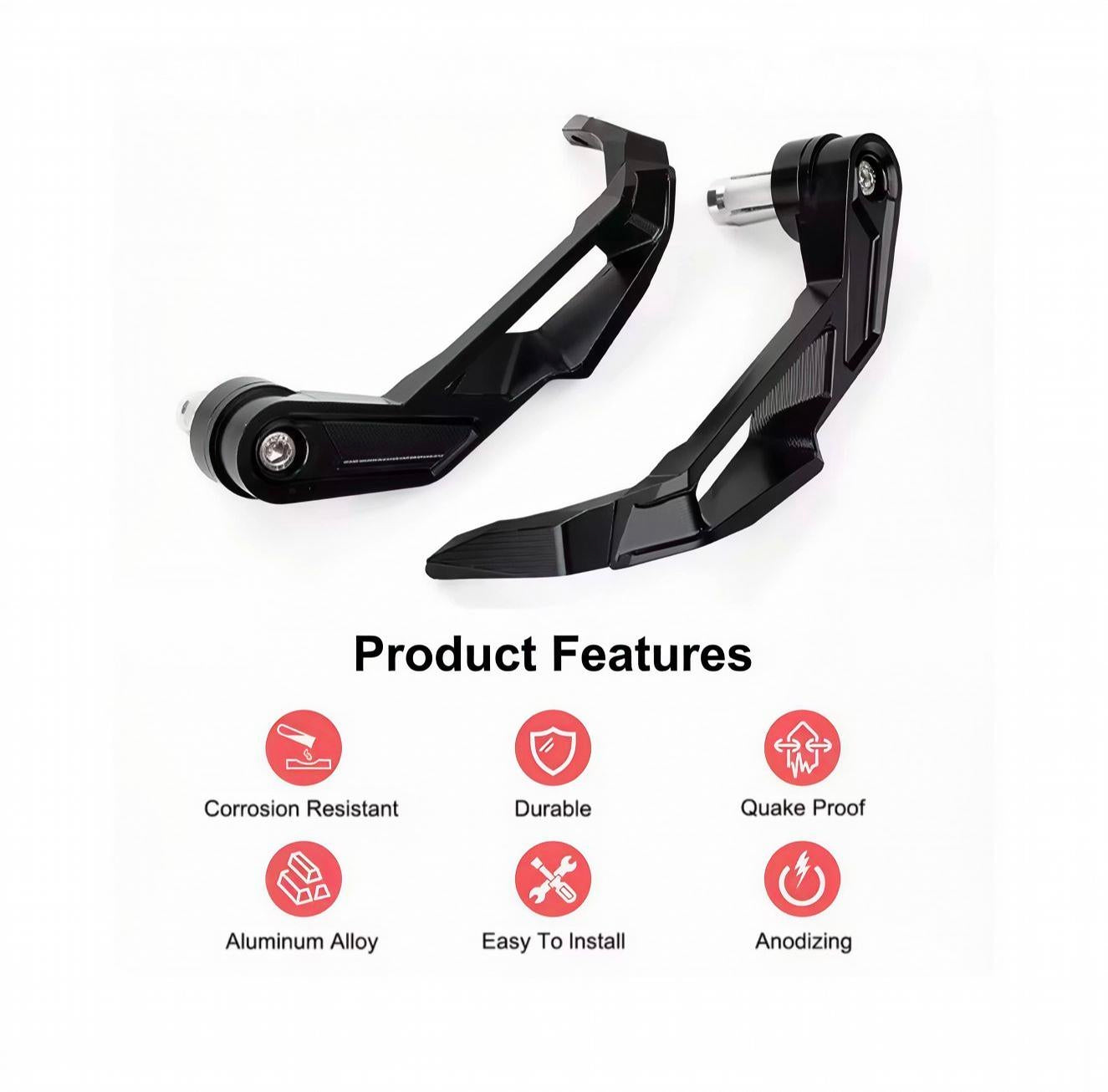 BMW S1000RR / M1000RR CNC Brake & Clutch Lever Protector Guard Red (2019-Present)
