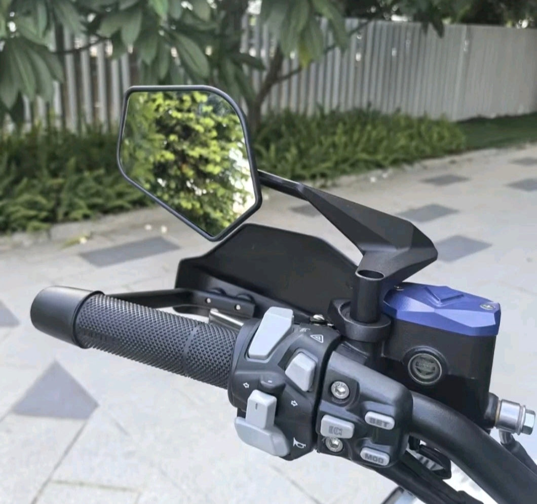 Yamaha MT-07 Mirrors Black Wing Style Aluminium