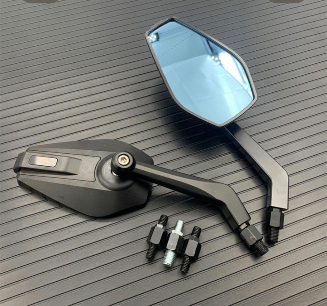 Universal Motorcycle Rear View Mirrors | Wide-Angle Safety Mirror, Adjustable & Vibration-Resistant for All Bikes