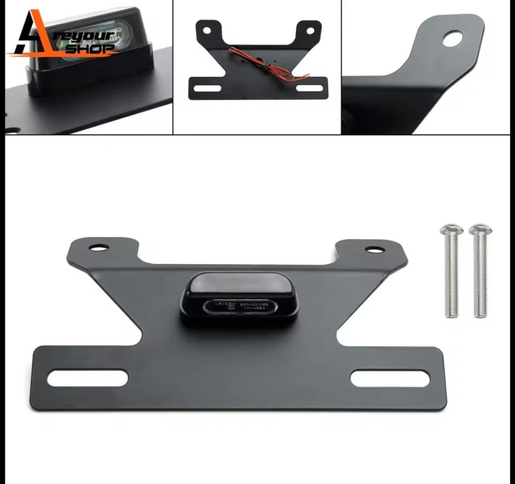 Husqvarna Svartpilen 401 19-23 Tail Tidy License Plate Holder Eliminator Kit Led